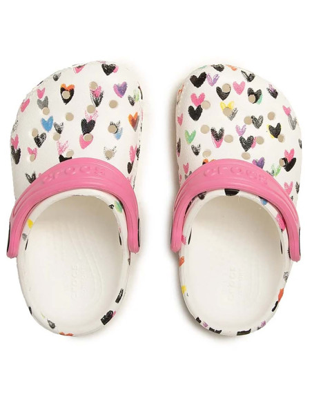 CROCS™ Classic Heart Print Zoccolo K