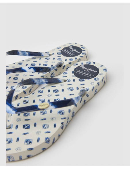 PEPE JEANS Rake Blue Beach - Chanclas