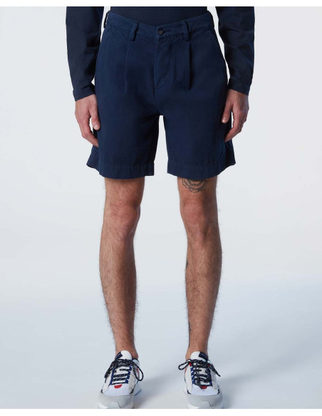 NORTH SAILS Newport /S - Short chino coupe régulière avec plis - Pantalon court