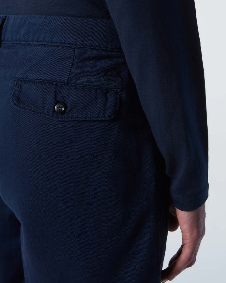 NORTH SAILS Newport /S - Pantaloncini Chino Regular Fit Con Pieghe - Pantaloncini Corti