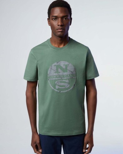 Camiseta NORTH SAILS Ss com estampa - camiseta