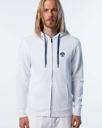 NORTH SAILS Hoodie Full Zip Sweatshirt With Logo - Sudadera