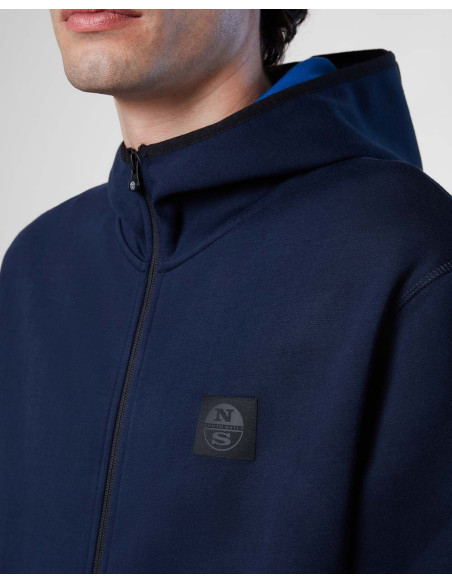 NORTH SAILS Hoodie Full Zip Sweatshirt With Logo - Sudadera