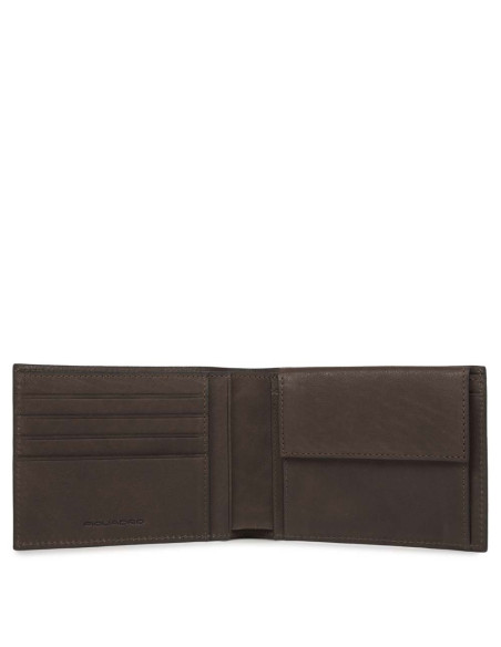 PIQUADRO - Wallet with coin pocket