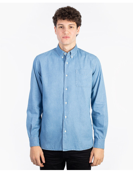 WOOLRICH - Indaco classico - Camicia