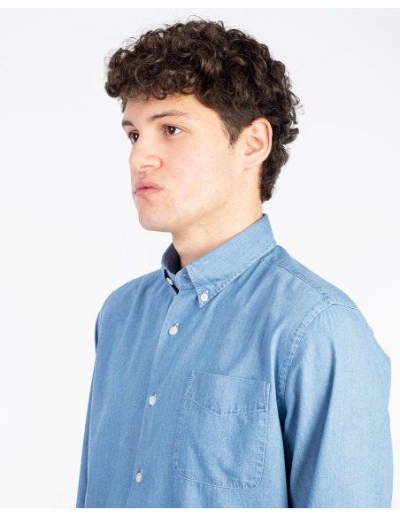 WOOLRICH - Indaco classico - Camicia