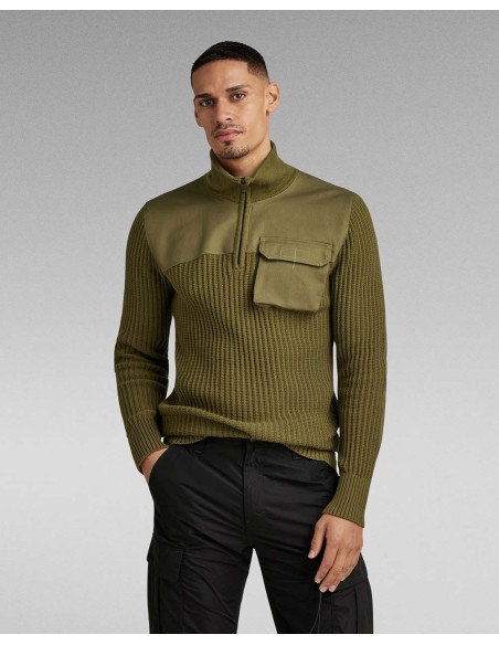 G-STAR Army half zip