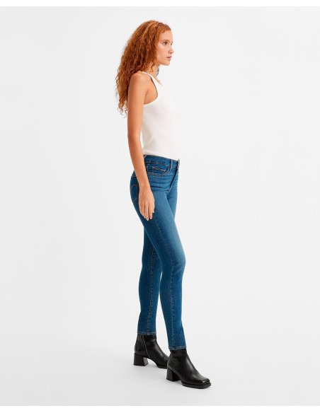 LEVI'S - 310 Shaping Super Skinny Med Indigo - Porté en