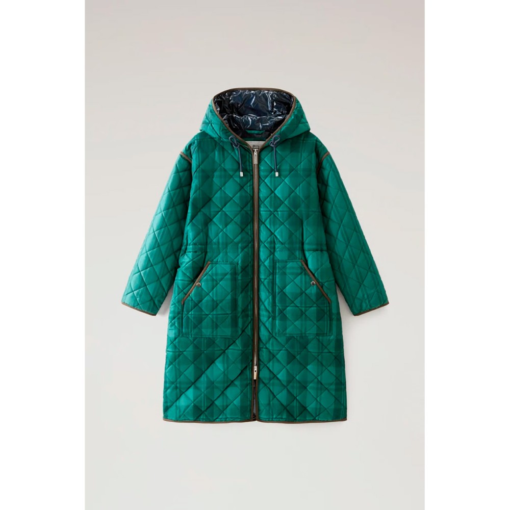 WOOLRICH Quilted Patchwork Parka
