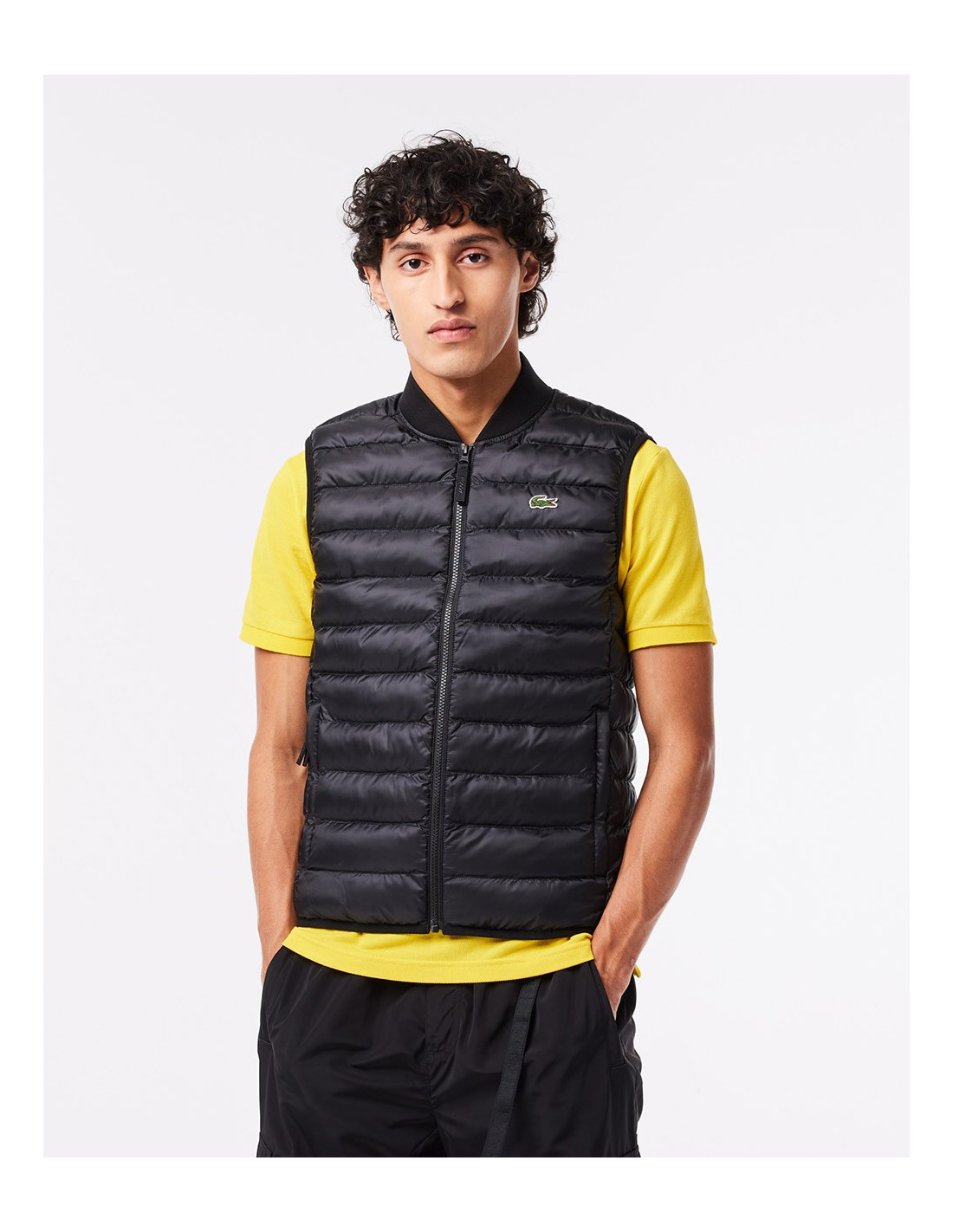 Gilet lacoste jaune new arrivals