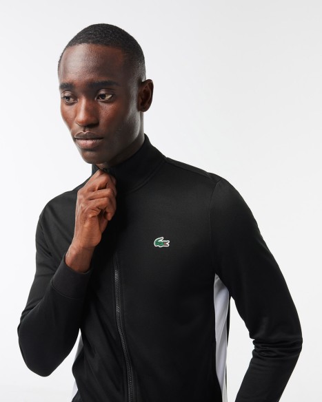 Black lacoste clearance sweater