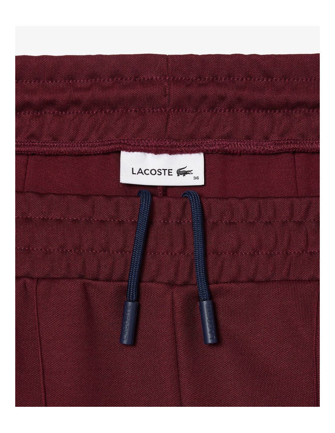Survetement lacoste rouge clearance bordeaux