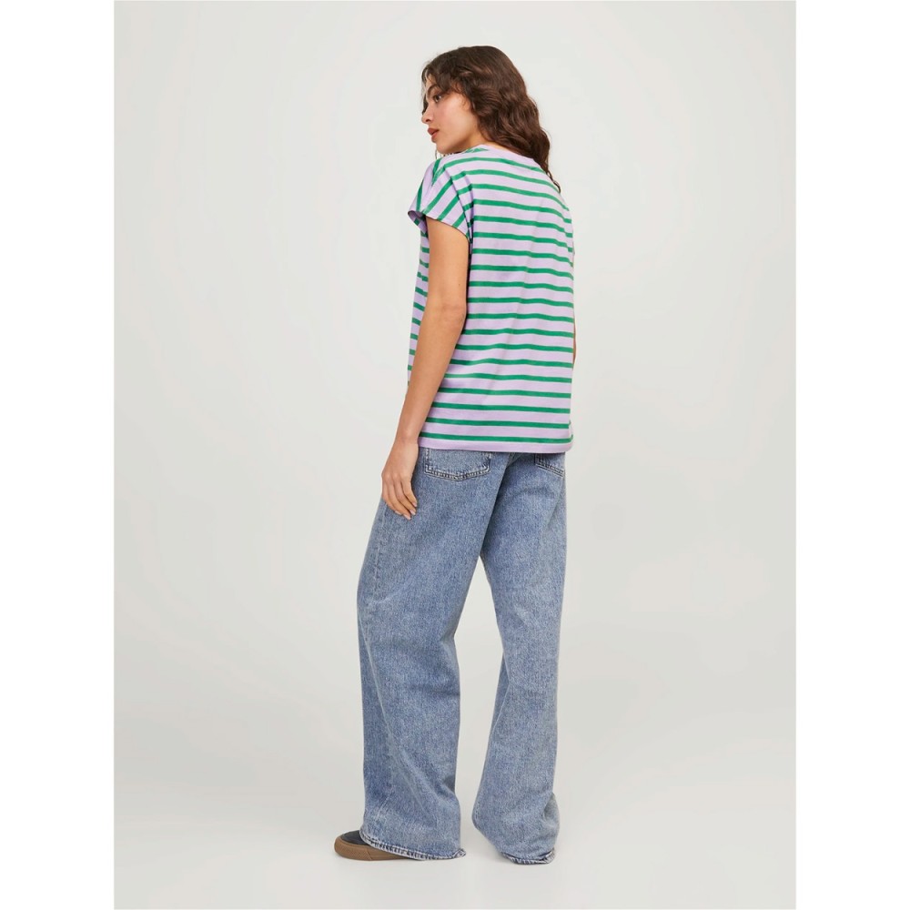 T-shirt squadrata a righe JJXX Astrid