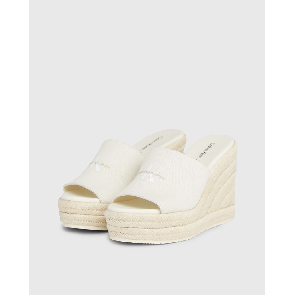 Calvin klein white sandals online