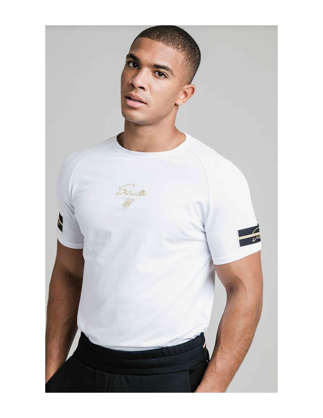 Siksilk camiseta blanca sale