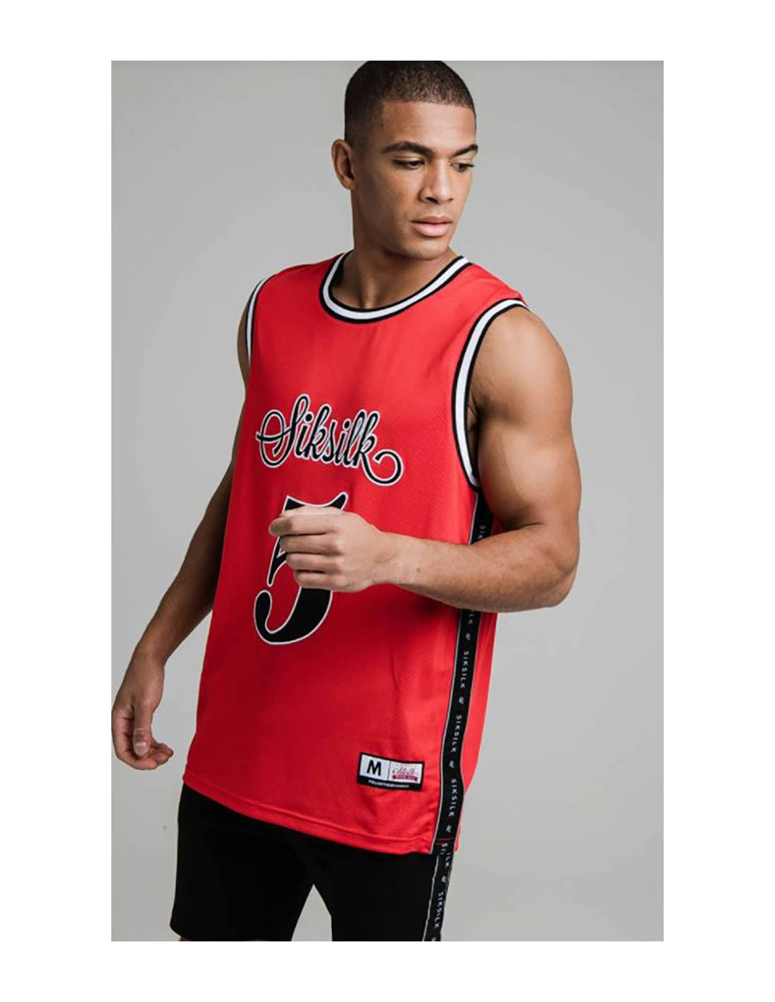 SIKSILK SS 19484 Camiseta de beisebol