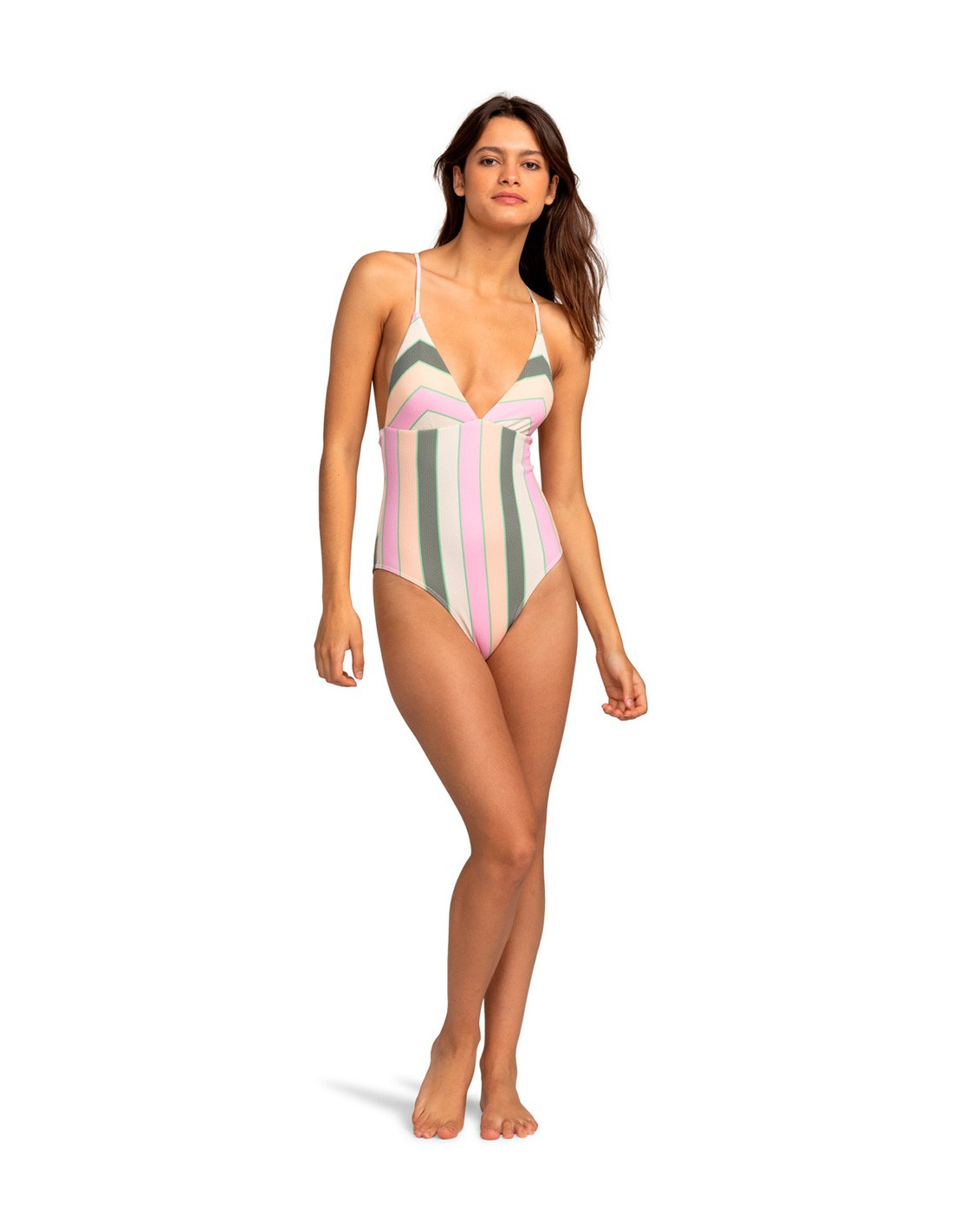 ROXY Vista Stripe One Piece - Bau00f1ador