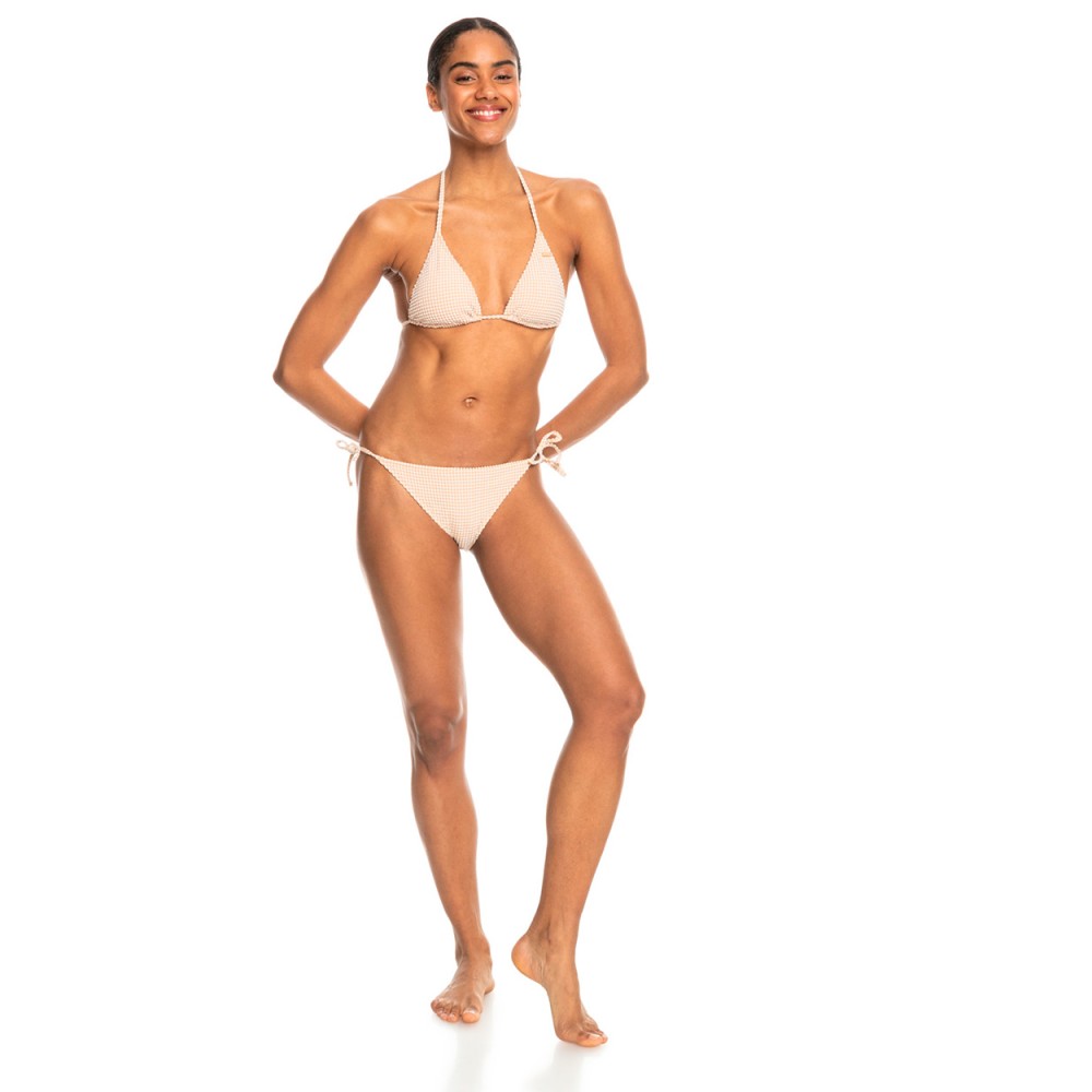 ROXY Gingham Tiki Tri - Bikini parte superior