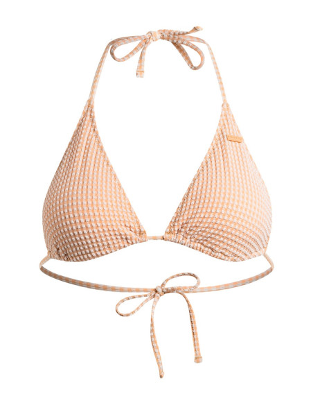 ROXY Gingham Tiki Tri - Bikini parte superior