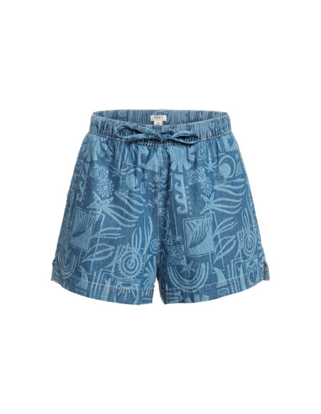 ROXY Lekeitio Break High Denim Pt - Pantalón corto