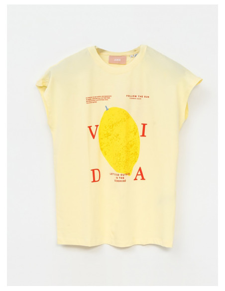 JJXX Astrid SL Boxy Print T-Shirt