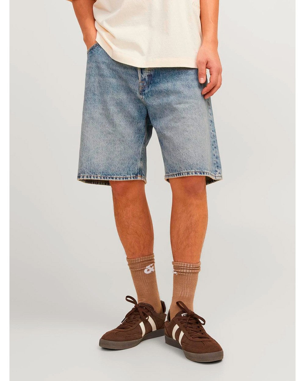 Jack and jones denim shorts deals