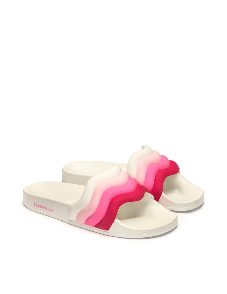 SUPERGA 1908 Slides Curly Padded Stripes - Sandals