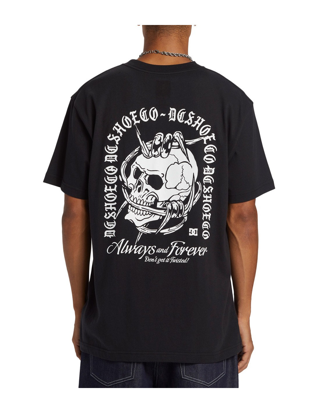 トップス DC-shirtblk DC SHOES Twisted - T-Shirt