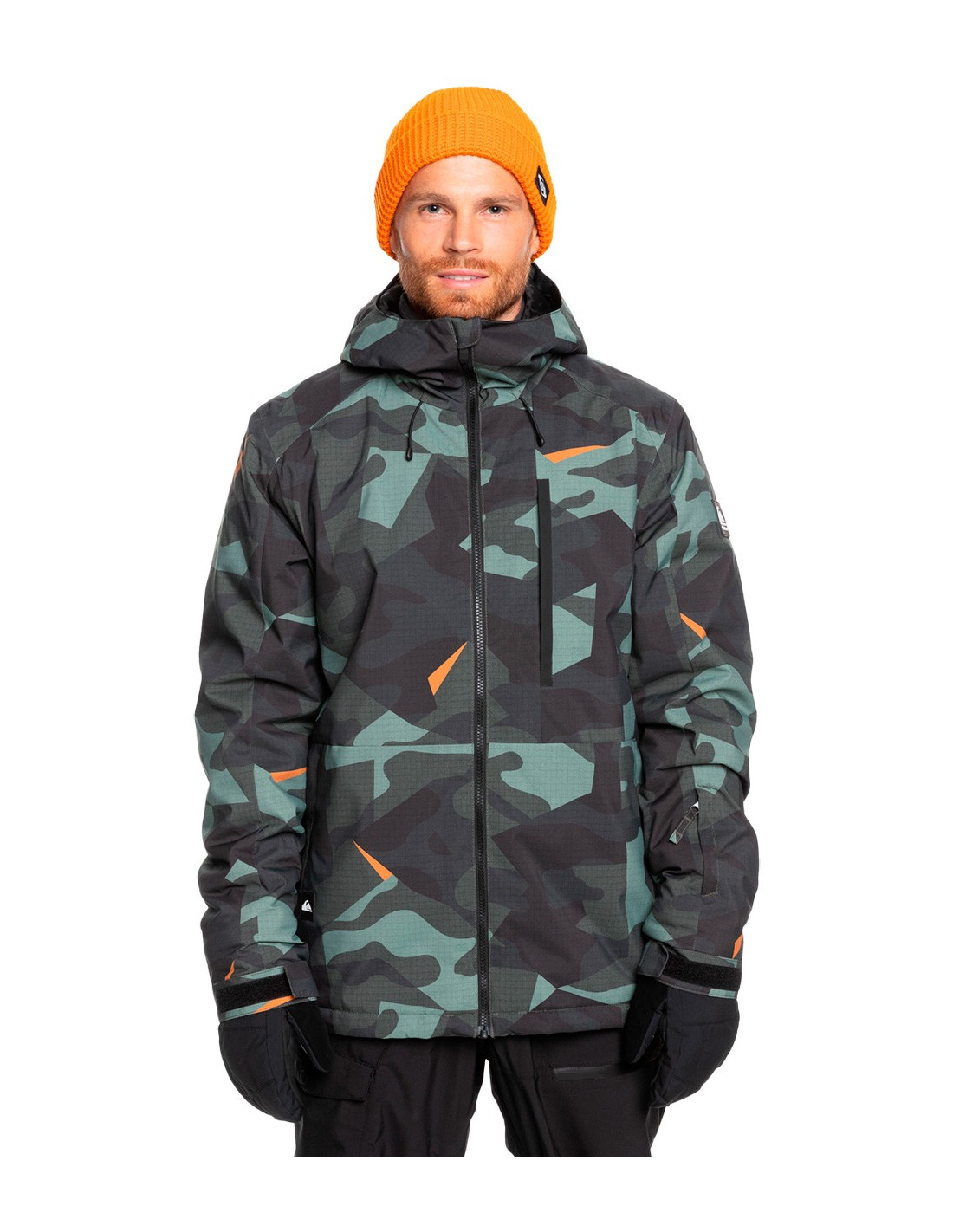 Quiksilver saggy mission printed snowboard jacket