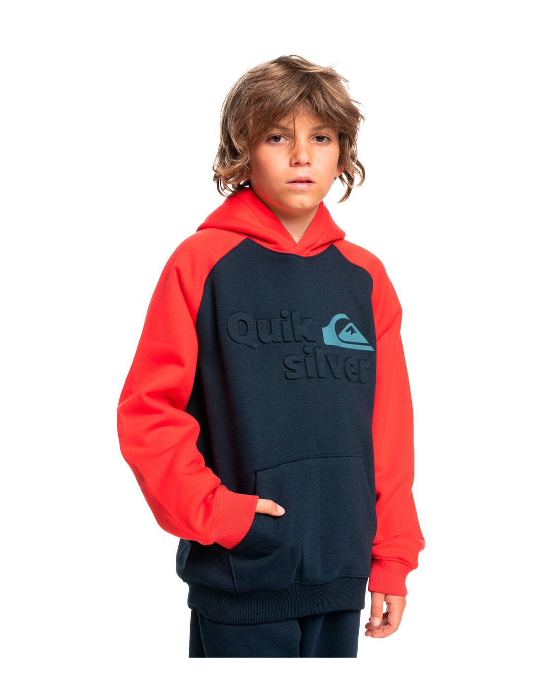 QUIKSILVER Age Of Blue Emboss Sweat shirt