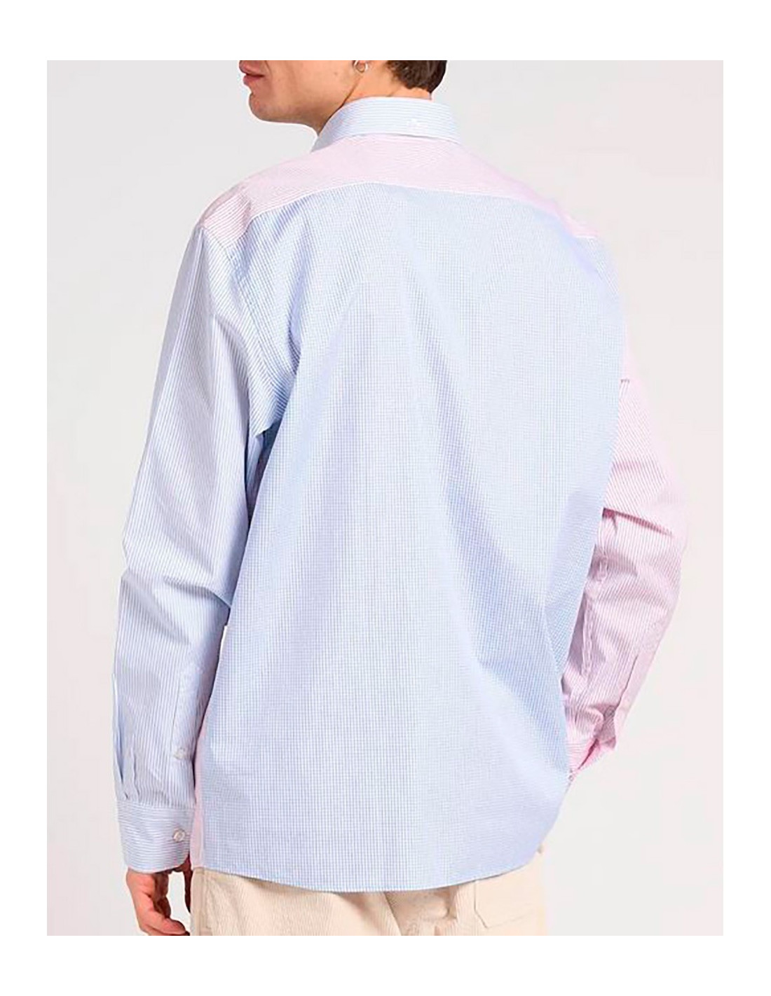 【まえぞの】ENFOLD  SOLID NEON STRIPE SHIRT ENFOLD(エンフォルド)】 SOLID NEON STRIPE SHIRT 立体的に