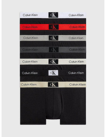 CALVIN KLEIN 000NB3582A - Lot de 7 boxers