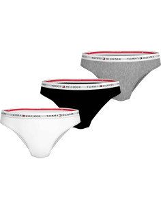 TOMMY HILFIGER UW0UW05529 - Pacote com 3 calcinhas