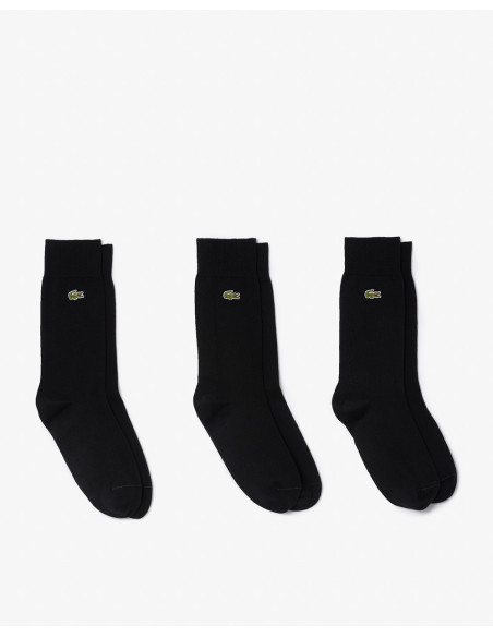 LACOSTE RA8142-00 - Lot de 3 chaussettes