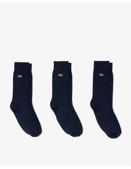 LACOSTE RA8142-00 - Lot de 3 chaussettes