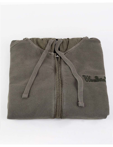 WOOLRICH - Mixmedia Full Zip - Felpa