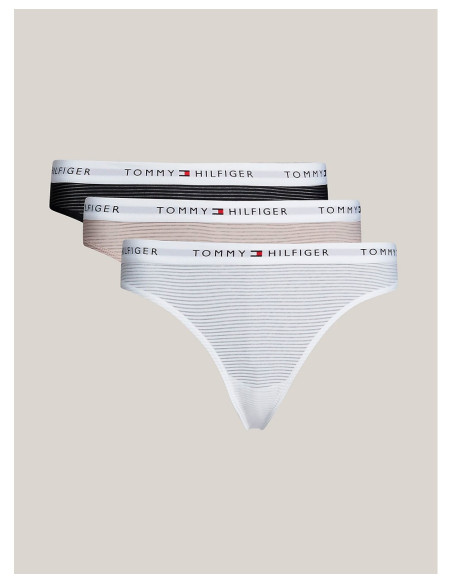TOMMY HILFIGER UW0UW05532 - Pacote com 3 tangas