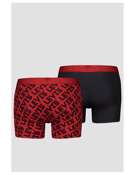 Cuecas boxer Levi's Headline Logo, pacote com 2 unidades