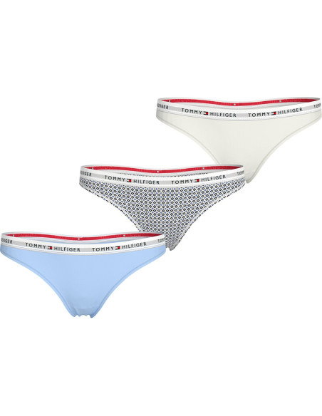 TOMMY HILFIGER UW0UW05530 - Confezione da 3 perizomi