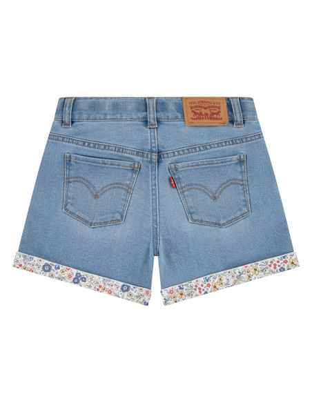 LEVI'S Print Block Mom - Pantaloncini in denim