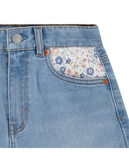 Spodenki jeansowe LEVI'S Print Block Mom