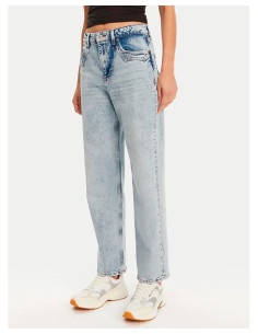 デニム・ジーパン 1 OFF FW21 DOUBLE WAISTED JEANS (121363_30A) MOUSSY ジーンズ デニム デニムパンツ JW CUT OFF FLARE