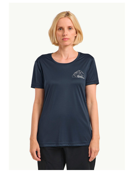 Camiseta com estampa Peak Graphic da JACK WOLFSKIN
