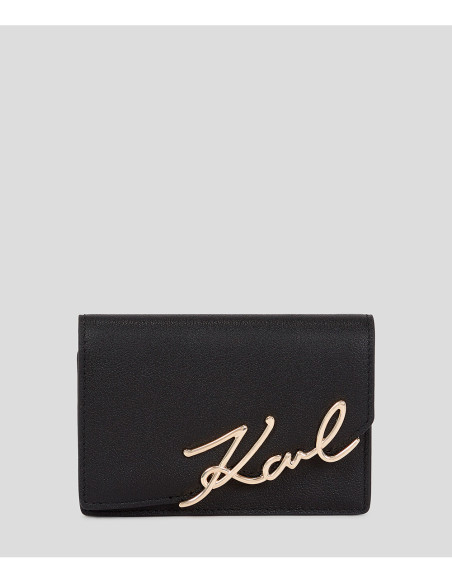 Portefeuille Signature KARL LAGERFELD Small