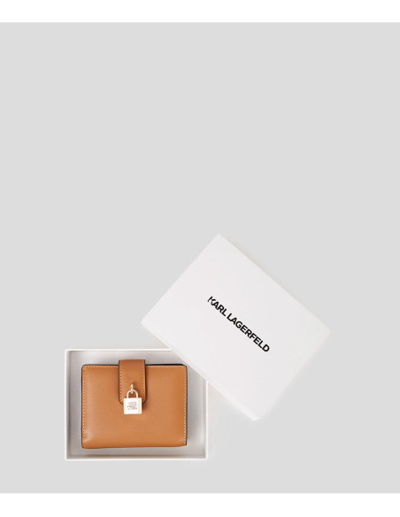 Portefeuille avec cadenas autographe KARL LAGERFELD Md
