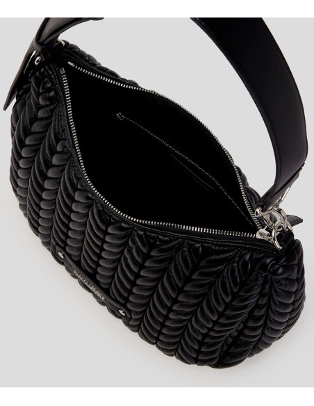 Borsa hobo intrecciata KARL LAGERFELD