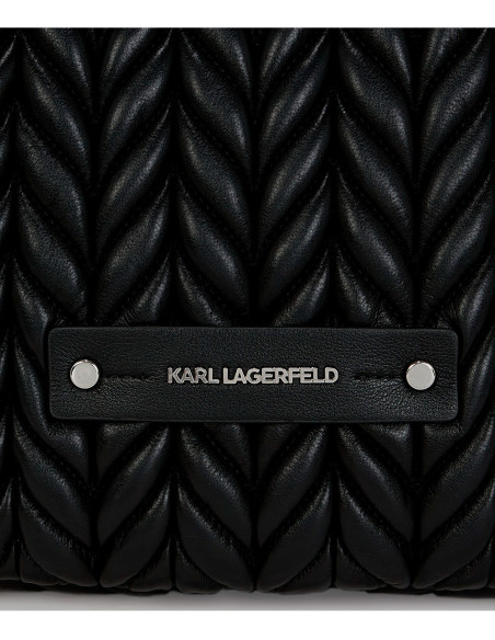 Borsa hobo intrecciata KARL LAGERFELD