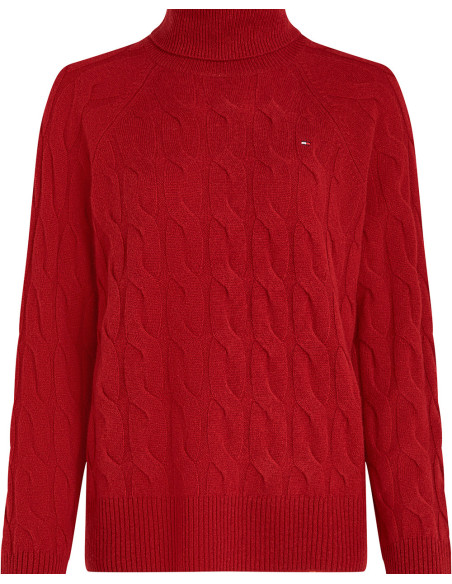 TOMMY HILFIGER CABLE SWEATER- Sweater