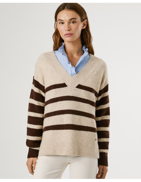 PEPE JEANS Cecil Stripe - Maglione lavorato a maglia
