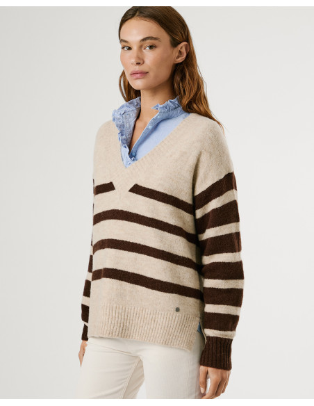 PEPE JEANS Cecil Stripe - Strickpullover